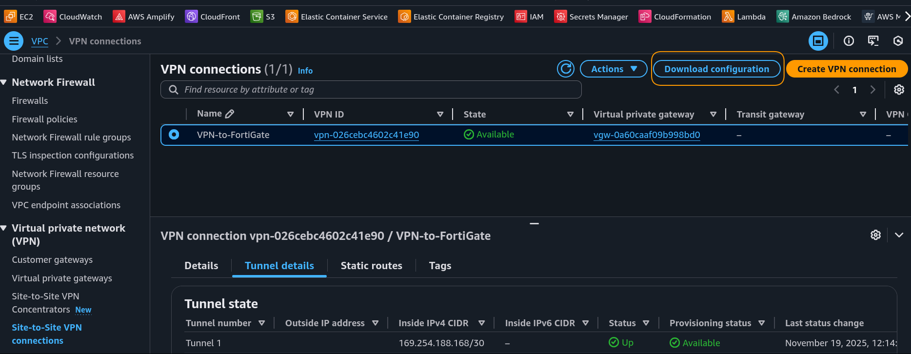 Configuración de la VPN Site-to-Site en FortiGate