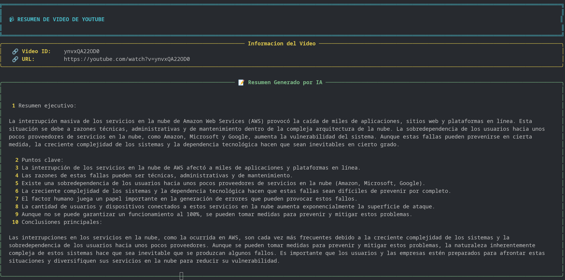 Resumen generado por AWS Bedrock